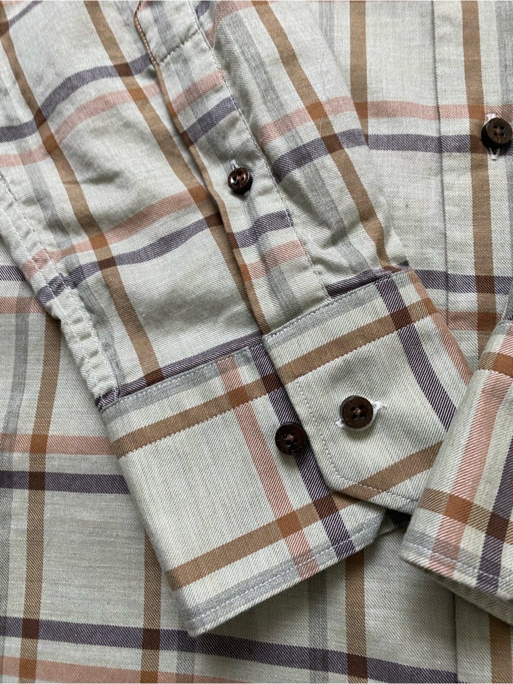 CALDER CARMEL | 100% Cotton Button Down Plaid Shirt Size XL - Picture 14 of 15